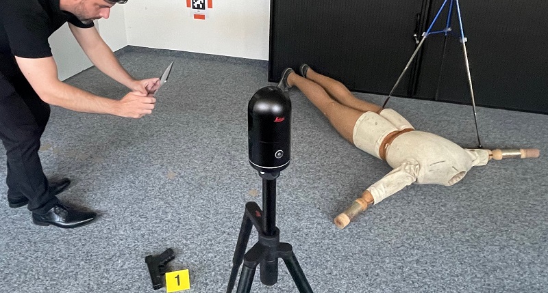 Five times faster 3D crime scene documentation with the new BLK360 Five times faster 3D crime scene documentation with the new BLK360